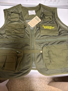 Kids' Olive Green Adventure Vest